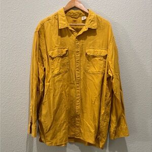 Men's Levi’s Mustard Denim Shirt